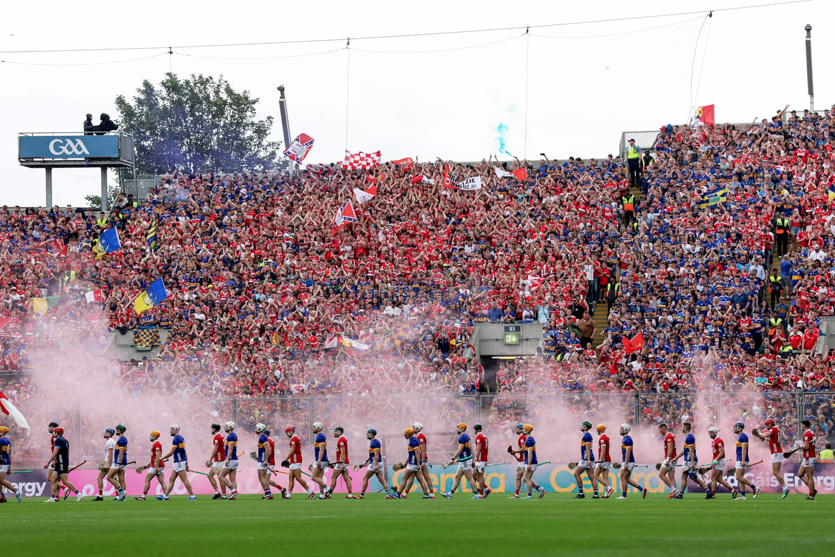 GAA match day crowd