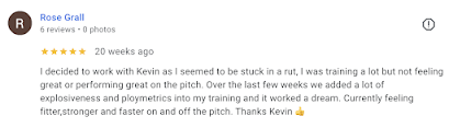 5-star Google review from Rose Grall